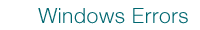 Fix Windows Error